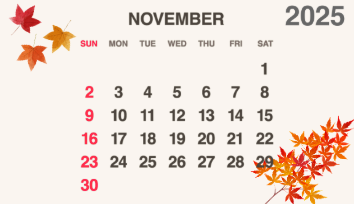 11月カレンダー
